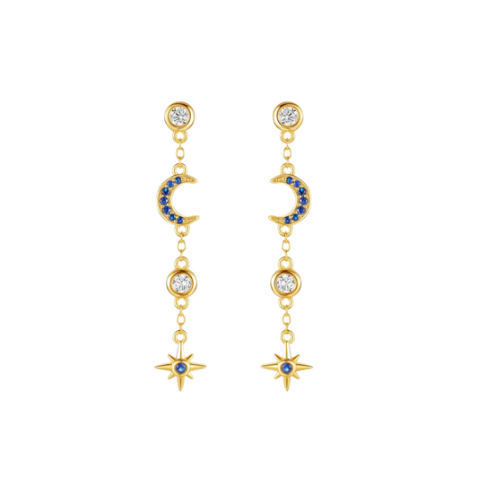 Boucles d'oreilles Blue Moon