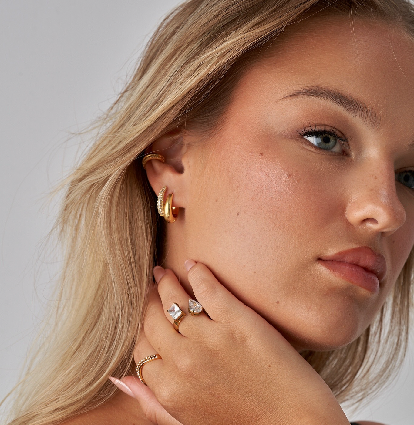 Gold Hoops earrings