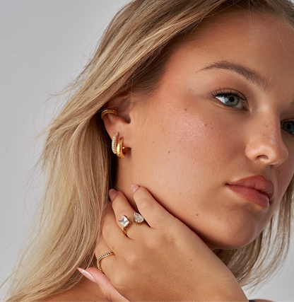 Gold Hoops earrings