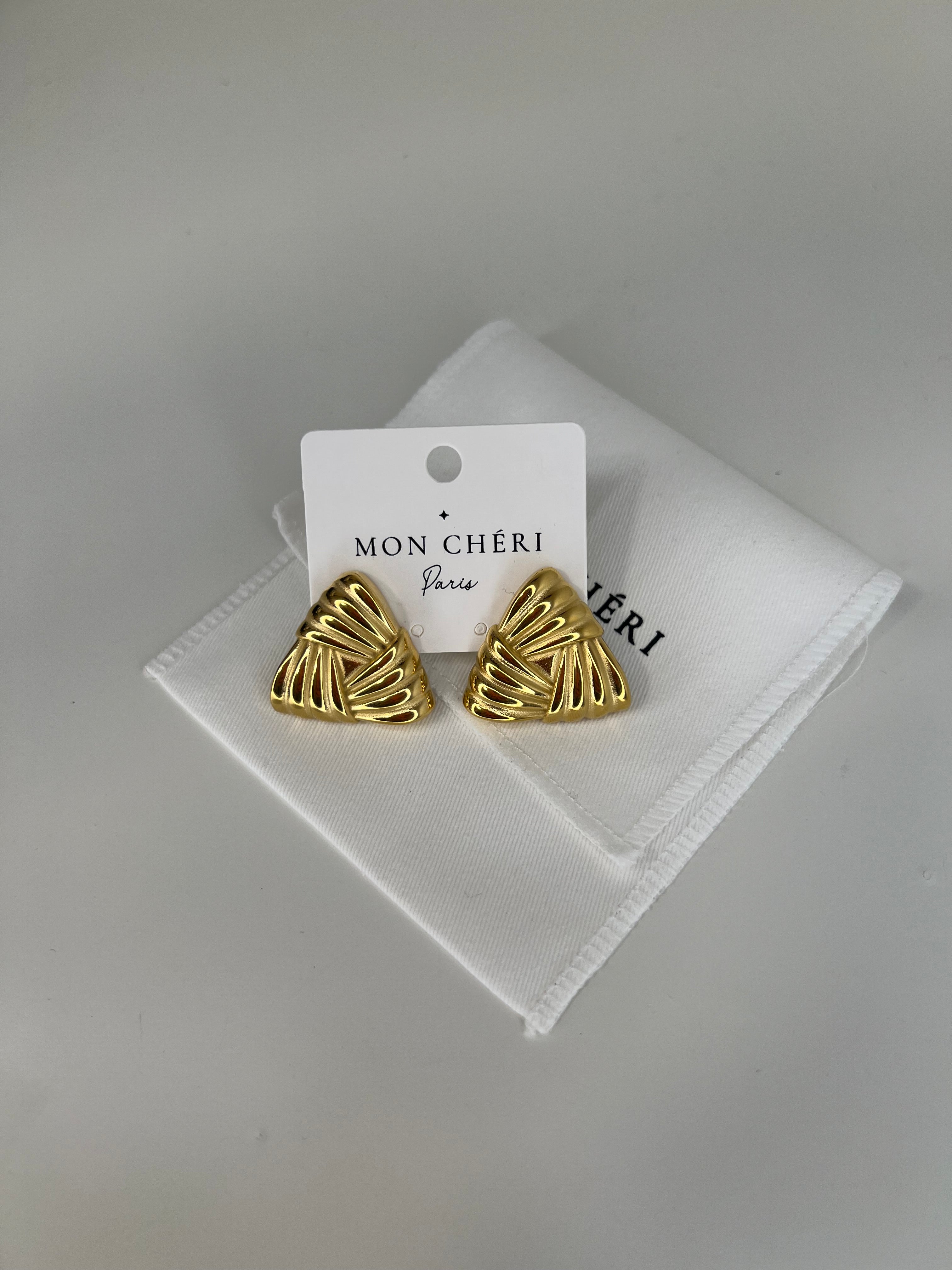 TRIANGULAR EARRINGS