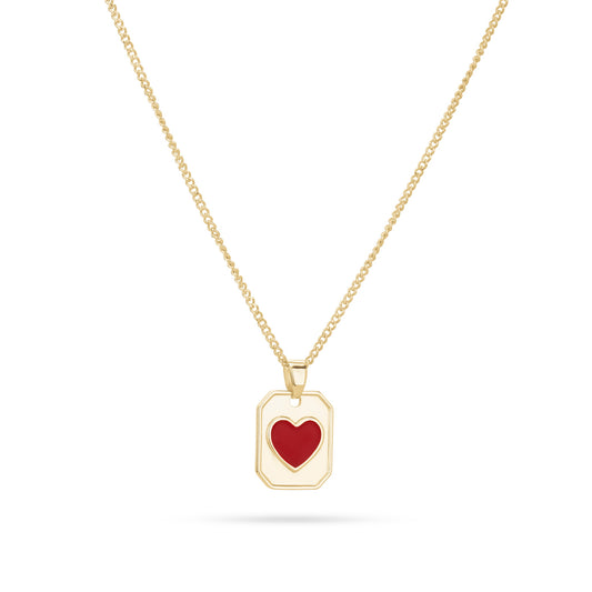 COLLIER ROUGE AMOUR