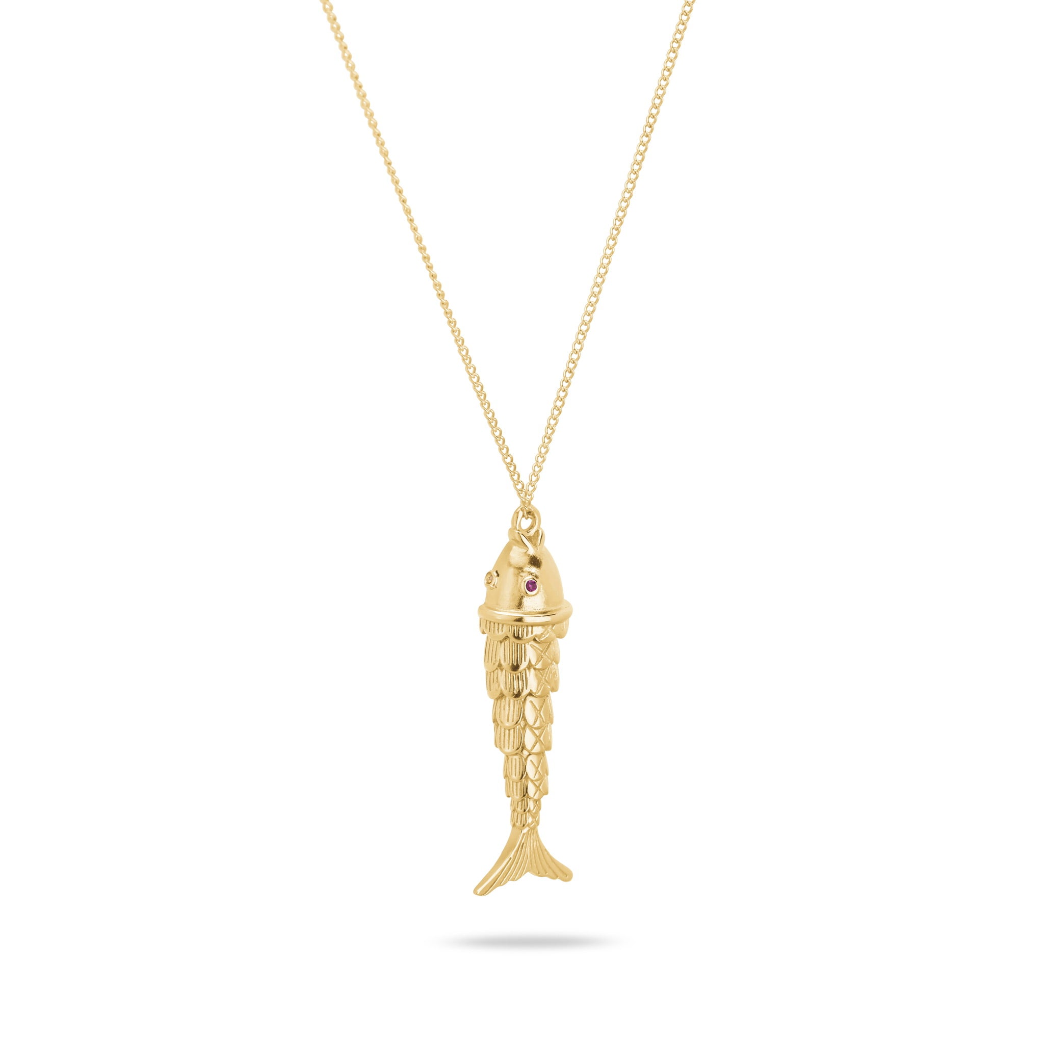 GOLDEN FISH NECKLACE