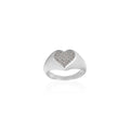 Pinky heart ring
