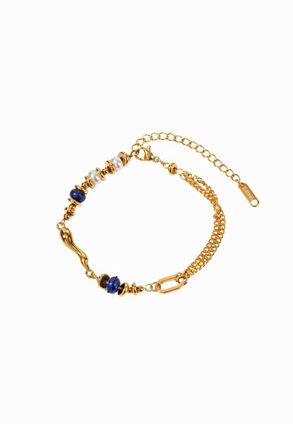 Bracelet aux épices bleues