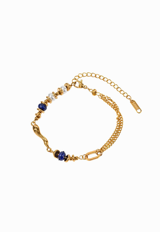 Bracelet aux épices bleues