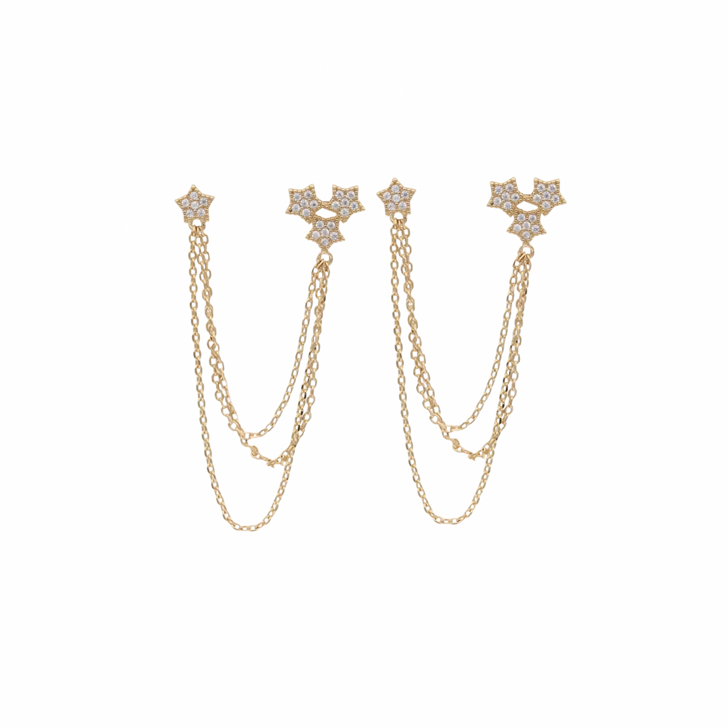 Double earrings