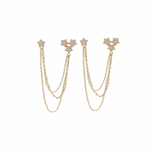 Double earrings
